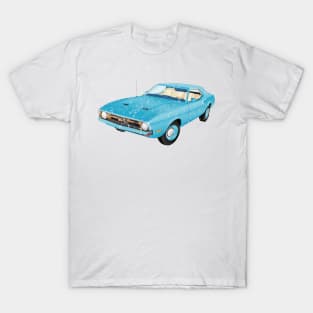 BLUE FORD MUSTANG T-Shirt